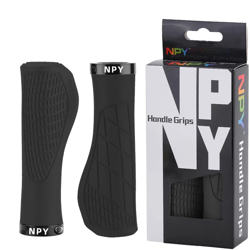 MTB Handlebar Grips Lock-On Anti-Slip Soft Rubber 22.2mm Bike