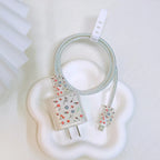 Cute Tulip Fast Charger Protector for iPhone 18W-20W