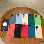 MagSafe Liquid Silicone Case for Samsung Galaxy S21 S22 S23 S24 S25 S26