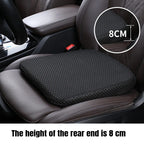 Thickened Car Seat Booster Cushion Memory Foam 3D Mesh Breathable Pad