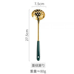 Luxury Ceramic Spoon Rest Gold Utensil Holder