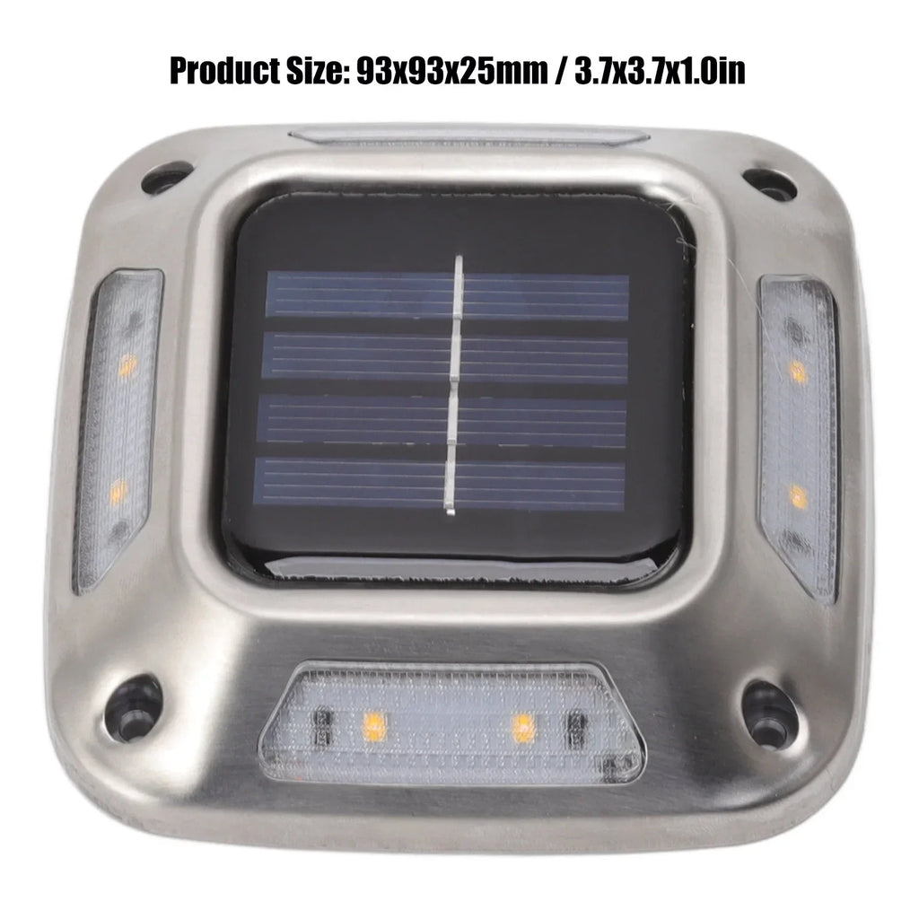 8 LED Solar Ground Light Waterproof Garden Lamp