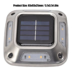 8 LED Solar Ground Light Waterproof Garden Lamp