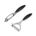 Stainless Steel Vegetable Peeler & Shredder – 2-in-1 Kitchen Grater Tool