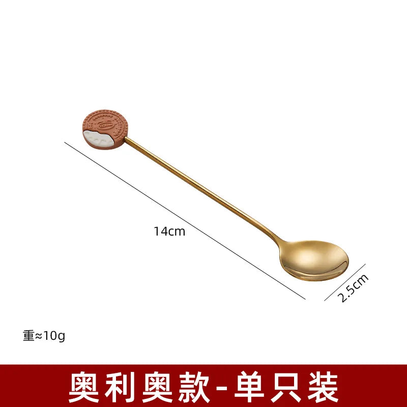 304 Stainless Steel Coffee Spoon – Modern Minimalist Dessert Stirring Spoon