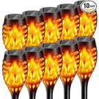 Solar Flame Torch Lights Waterproof Garden Décor