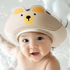 Dinosaur Baby Shower Cap Adjustable Waterproof Bath Visor