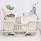 Kitchen Dish Drying Rack Countertop Utensil & Dinnerware Organizer