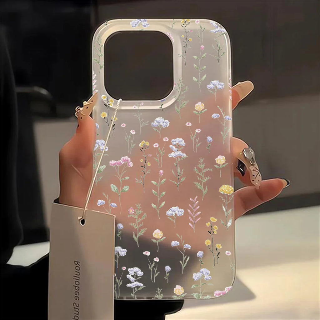 Transparent Matte Case for iPhone 11 12 13 14 15 16 17 Pro Max