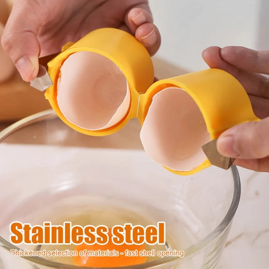 Stainless Steel Eggshell Separator Quick Yolk Splitter Kitchen Tool