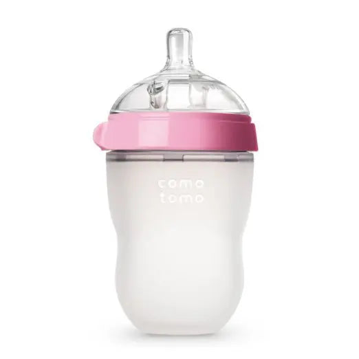 2 Pack BPA Free Baby Feeding Bottles Silicone Set