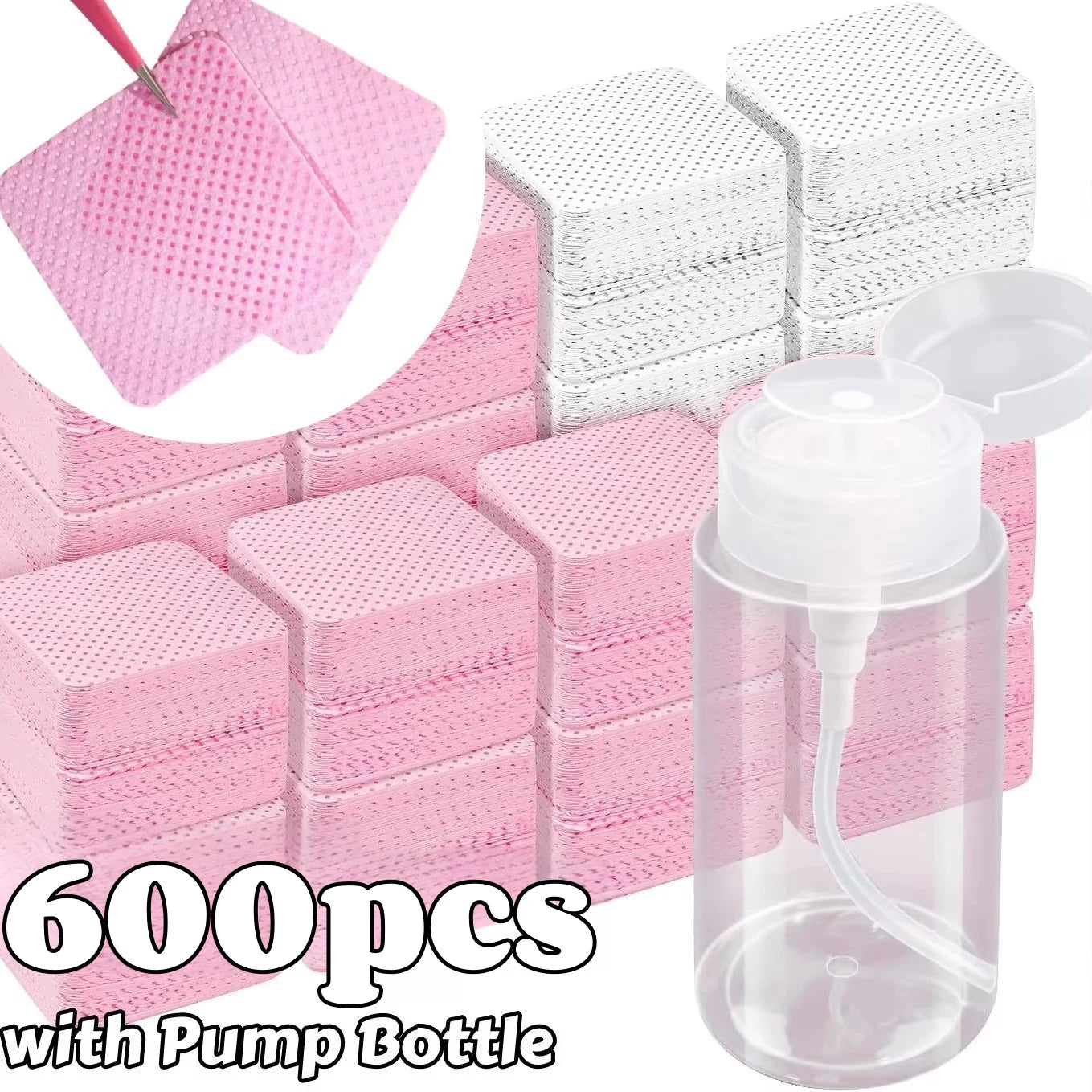 Lint-Free Nail Wipes Gel Cleanser Pads Main image