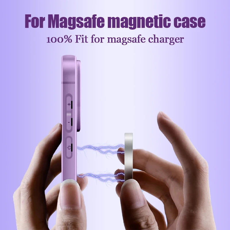 Luxury Magnetic MagSafe Case for Samsung Galaxy S22 S23 S24 S25 S26