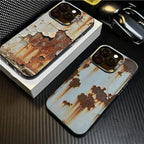 Rust Art Shockproof Case for iPhone 11 12 13 14 15 16 17 Pro Max