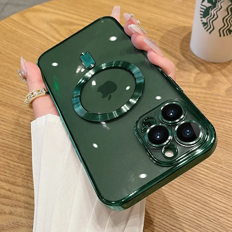 Luxury MagSafe Magnetic Case for iPhone 17 16 15 14 13 12 11 Pro Max