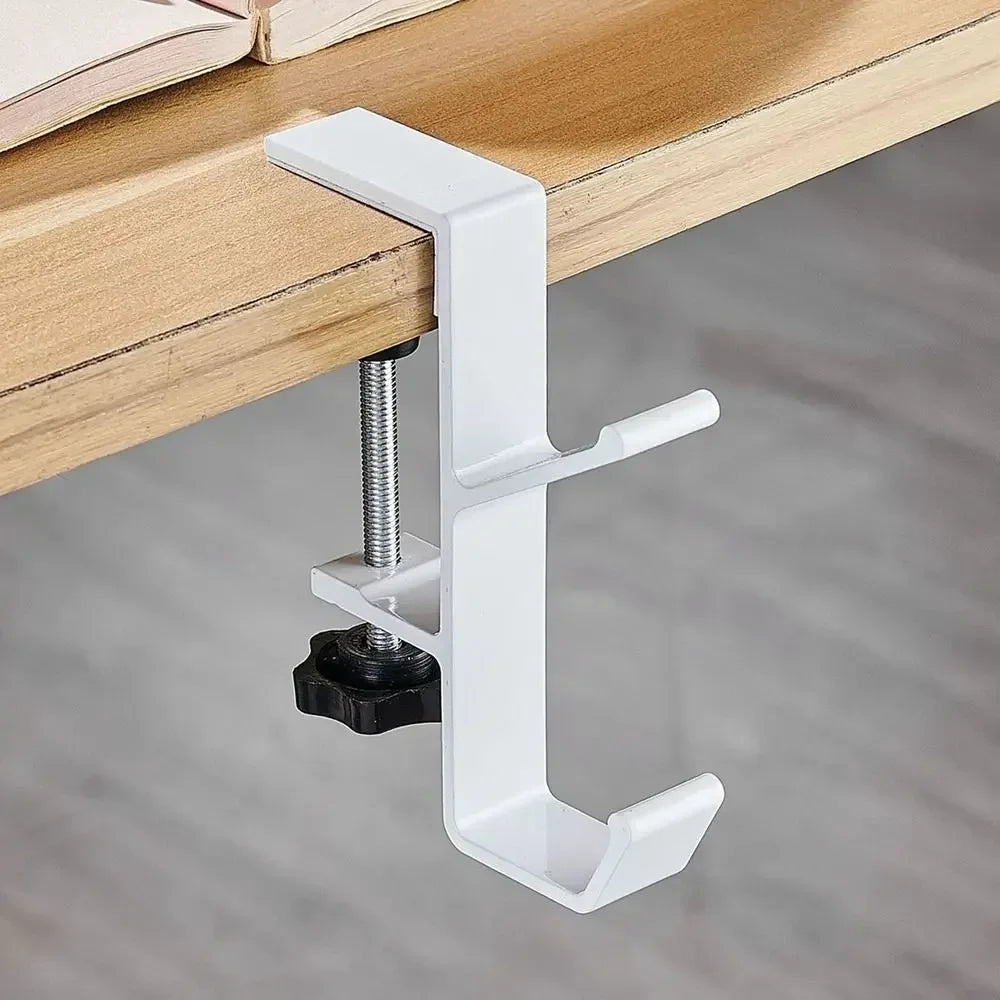 Multi Functional Headphone Stand Table Hook Hanging Holder Metal Rack for Headse
