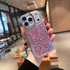 Luxury Glitter Diamond Silicone Case for iPhone 17 16 15 14 13 Pro Max