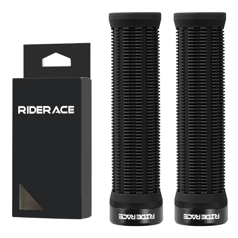 Lock-On MTB Handlebar Grips Ergonomic Anti-Slip Shockproof Rubber