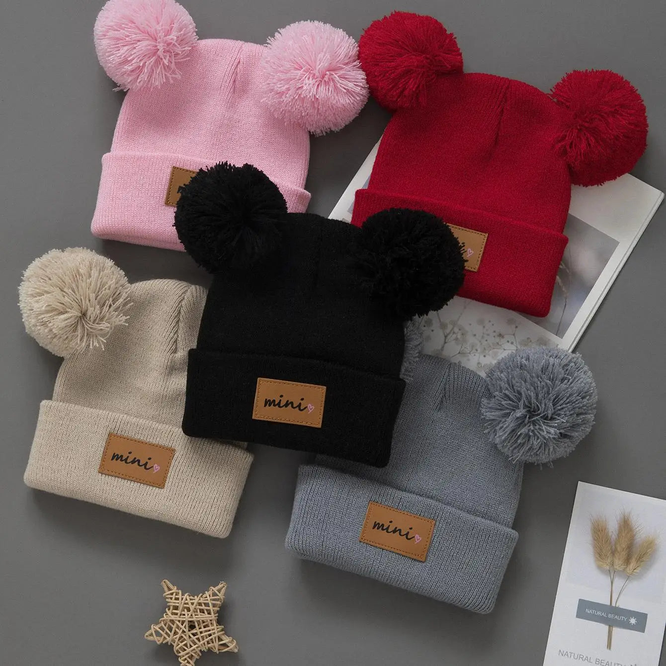 Newborn Baby Winter Beanie Hat Soft Warm Toddler Cap