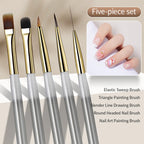 RSNAIL Nail Art Brush Gradient Painting Pen for Manicure Design