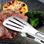 Stainless Steel Kitchen Tongs – Heat Resistant BBQ & Food Clip Tool