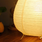 Japanese Lantern LED Table Lamp for Bedroom & Living Room