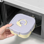 WORTHBUY Portable Lunch Box Leakproof Microwave Safe Bento Box