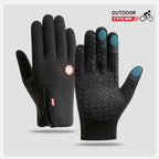 Winter Cycling Gloves Men Women Thermal Waterproof Touchscreen Warm