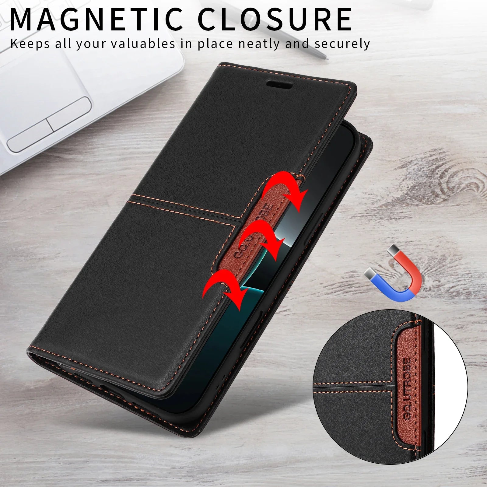 Leather Wallet Case for Xiaomi 11T 12T 13T 14T 15T 17T Poco X Series