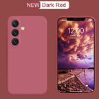 Liquid Silicone Camera Protection Case for Samsung Galaxy S24 S25 S26