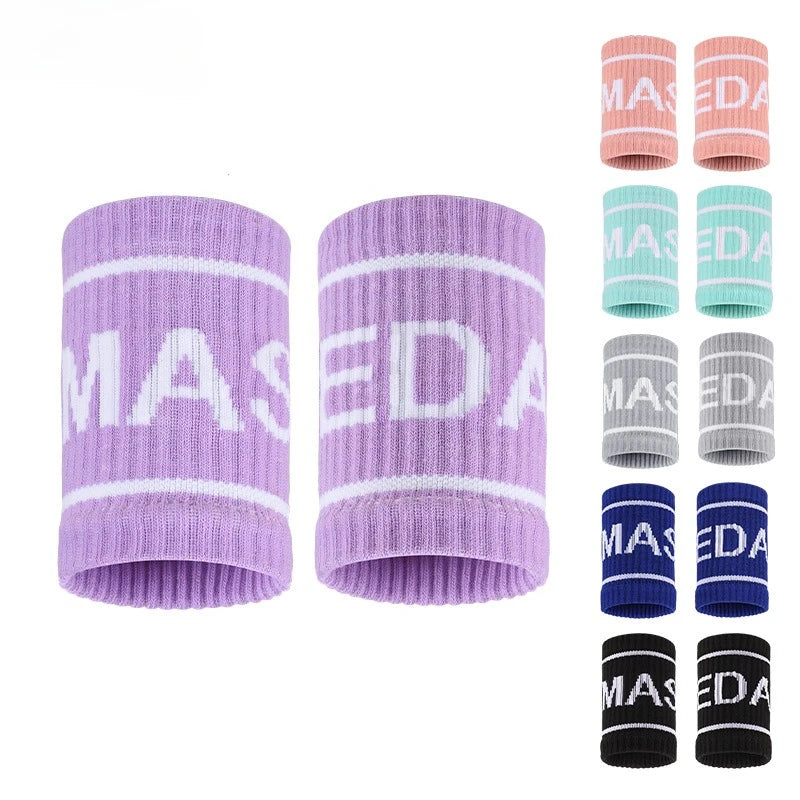 Colorful Elastic Sport Wristband Sweatband for Basketball Tennis Gym Main image