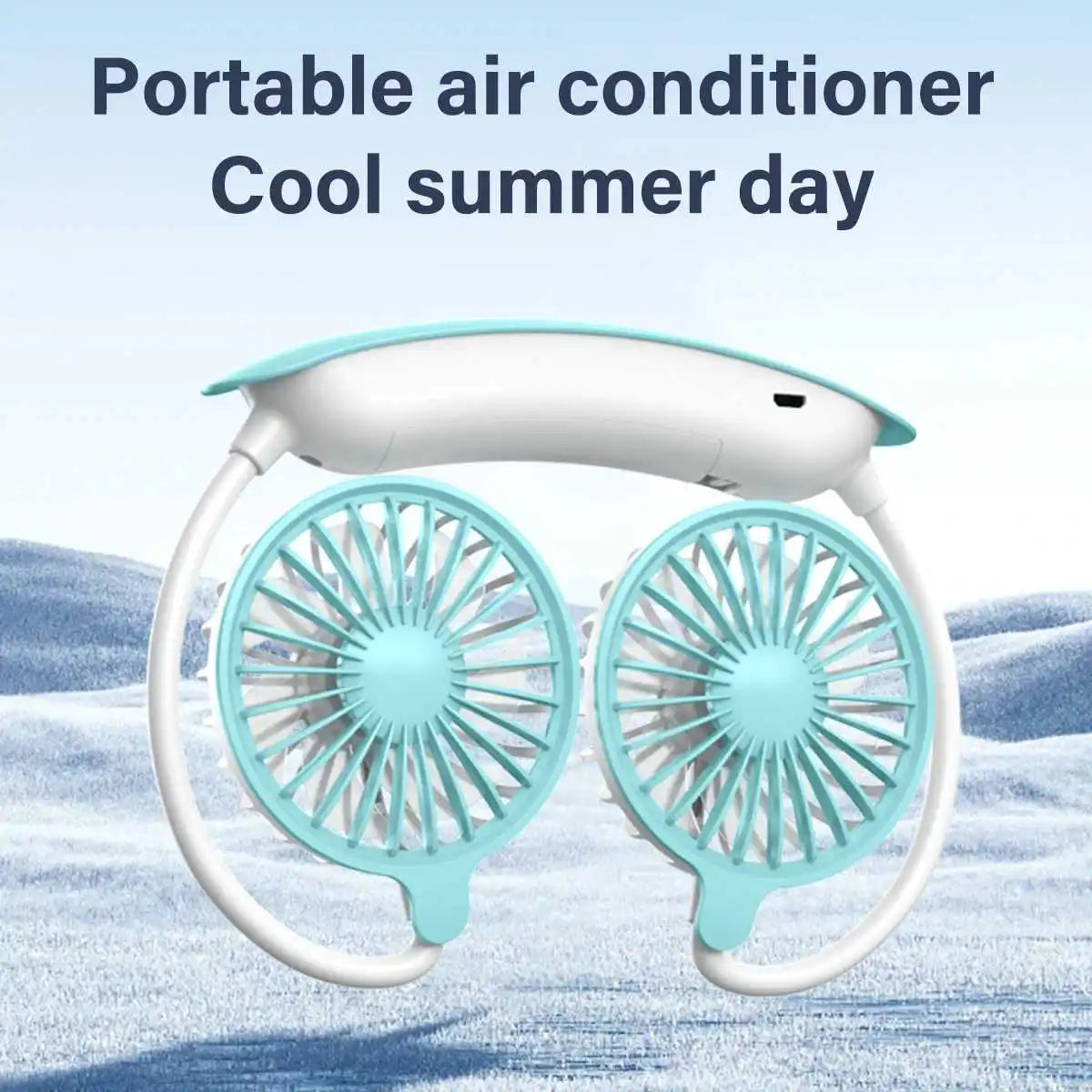 Neck Cooling Fan UK USB Rechargeable 3-Speed Portable Fan