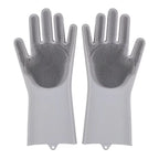 Silicone Dishwashing Gloves Magic Scrubber Gloves