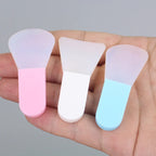 Flat Silicone Facial Mask Brush Shapes DIY Mud Film Applicator