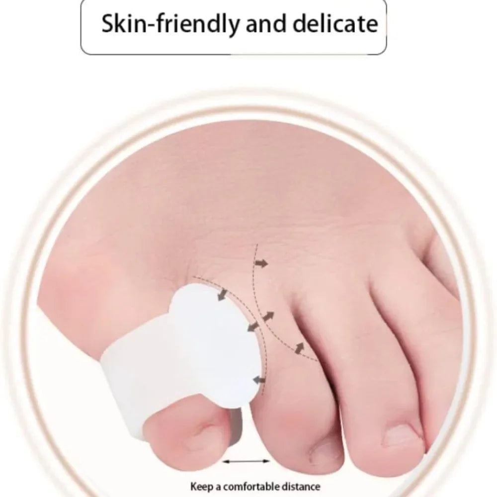 2pcs Silicone Toe Separators Bunion & Foot Care UK