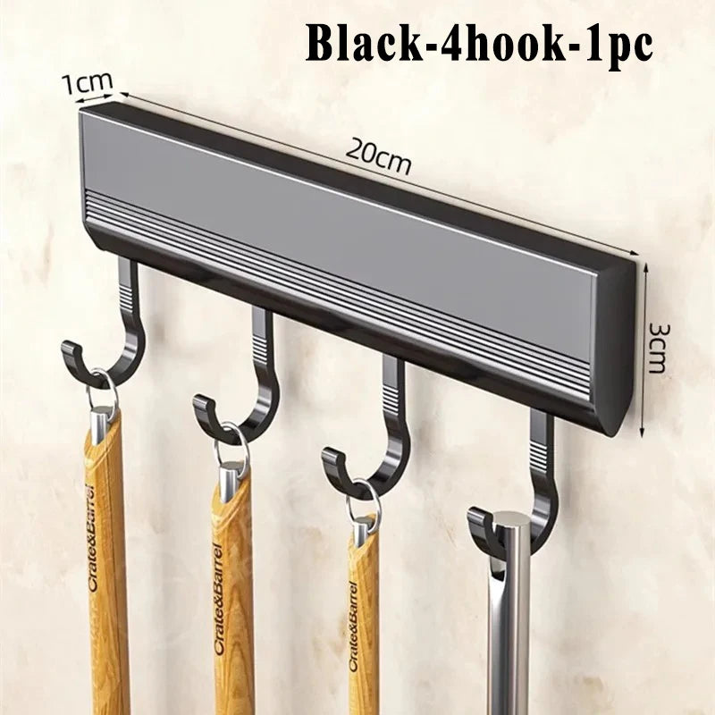 Kitchen Hook Rack Space Saving Organizer