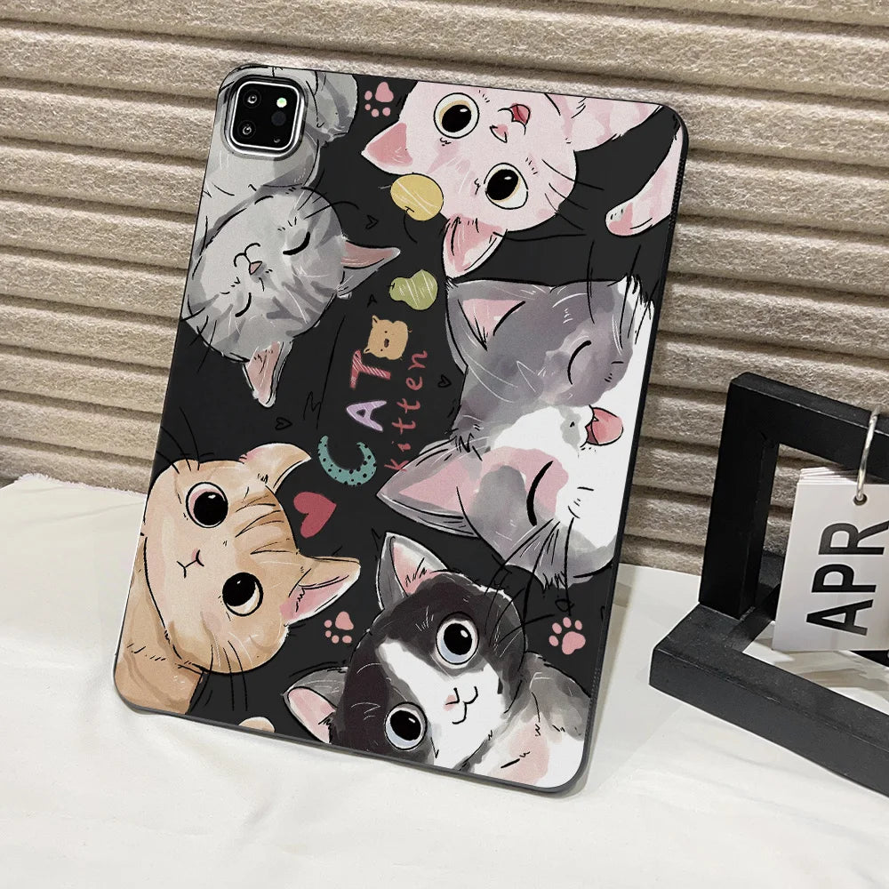 Classic Leopard & Cow Print iPad Case for Air 11 13 Pro & Mini Cover