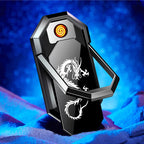 Phone Holder with Lighter - Portable USB Rechargeable Design