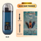 2-in-1 Electric Ear and Nose Hair Trimmer Painless Eyebrow Clipper Men