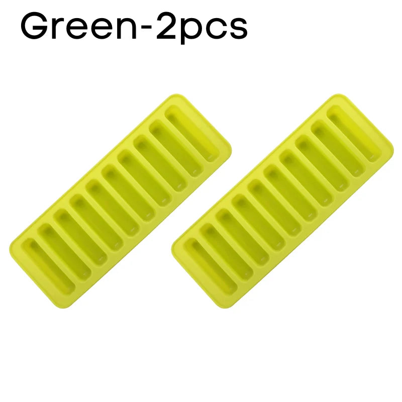 Ice Stick Cube Tray UK Long Strip Silicone Ice Mold For Bottles