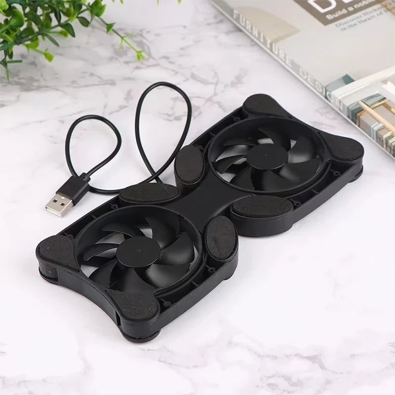 Mini Radiator Cooler Laptop Fan Stand Notebook Foldable Pad