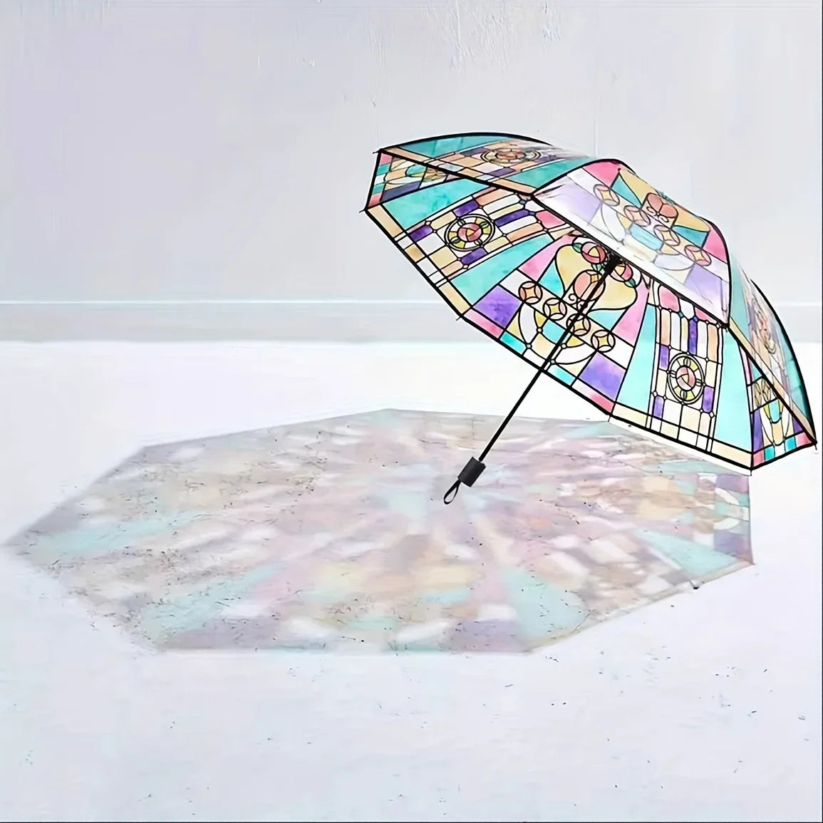 Buy Transparent Long Handle Umbrella Main image
