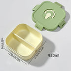 WORTHBUY Portable Lunch Box Leakproof Microwave Safe Bento Box