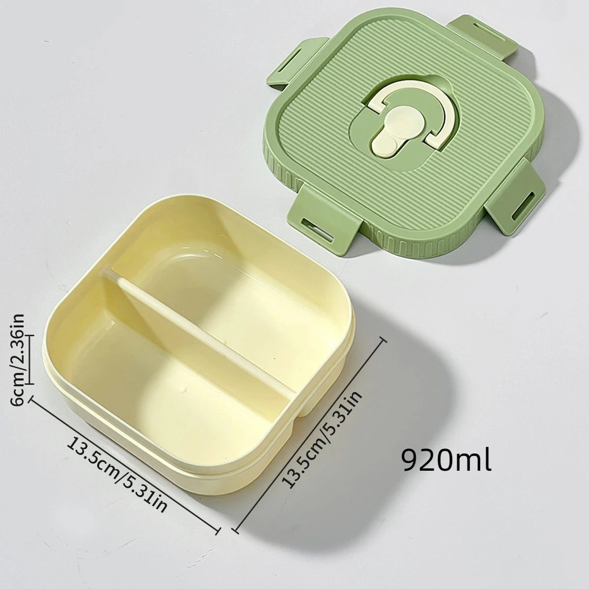 WORTHBUY Portable Lunch Box Leakproof Microwave Safe Bento Box