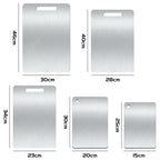 WXCOO Stainless Steel Cutting Board Double-Sided