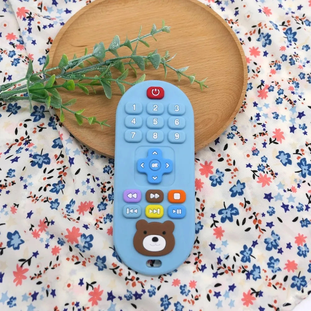 Silicone Remote Control Baby Teether Toy Set