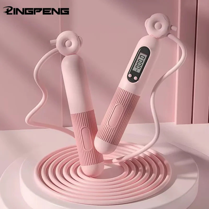 Smart Jump Rope with Counter  Adjustable Calorie Skipping Rope