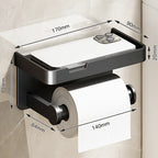Aluminum Toilet Paper Holder