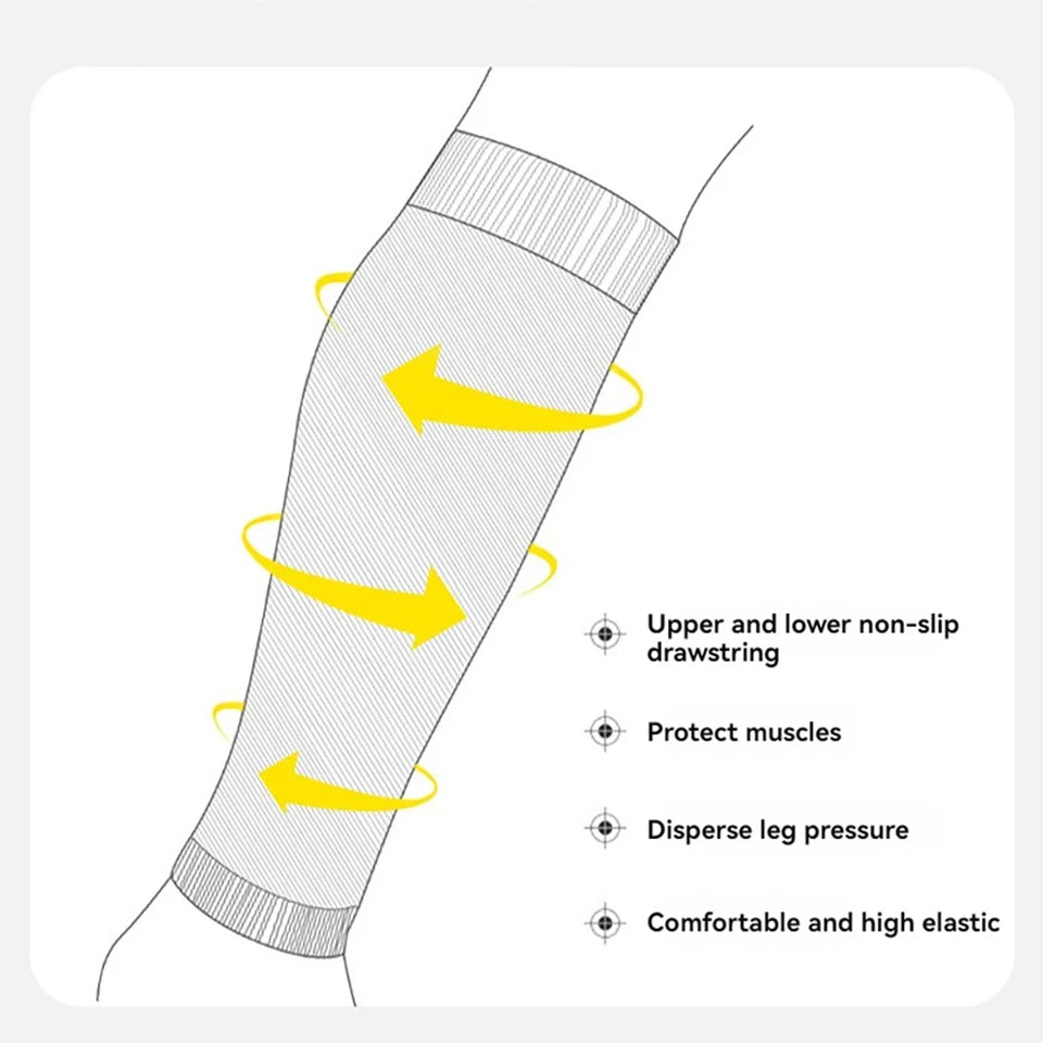 Football Soccer Shin Pads Sleeves Socks Calf Protection Men Women Kids