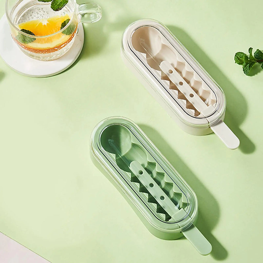 Silicone Ice Cream Stick Mold – Reusable DIY Ice Cream & Ice Ball Maker